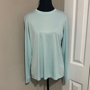 Women's Light Blue Long Sleeve Top